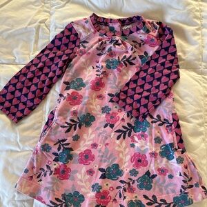 Hatley Pink and Blue Patterned Dress